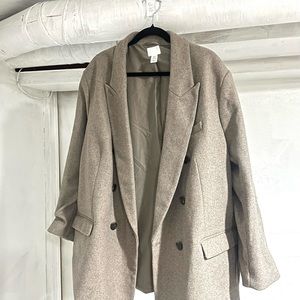 Women's Double-Breasted Blazer Coat